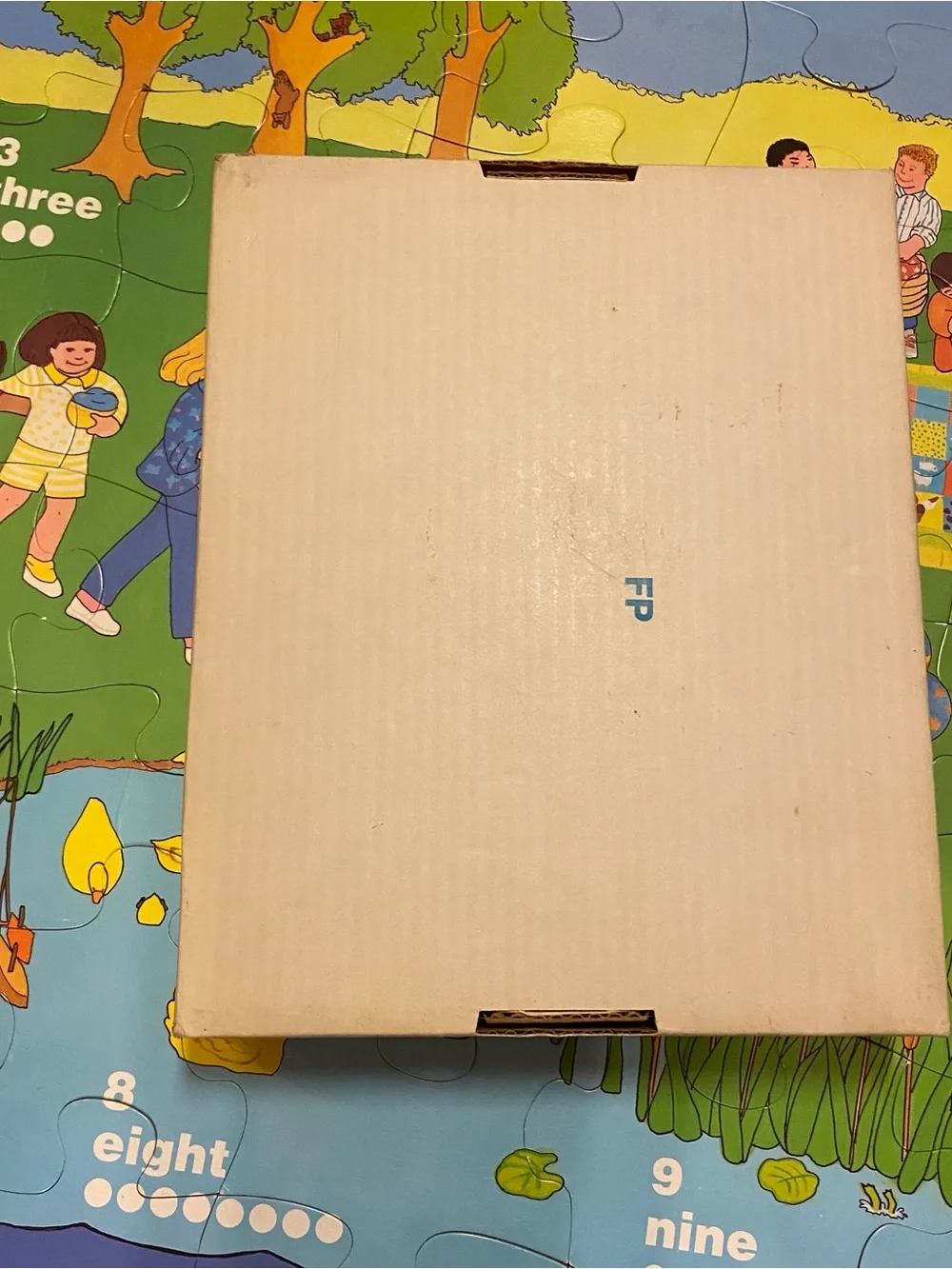 Judy Instructo Vintage Floor Puzzle Numbers 1988 J036050 Preschool Home School